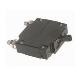 Outback 50A 250VAC single pole panel mount breaker with 1/4" stud terminals (SKU Part Number PNL-50-AC-250).